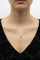 Collier Collier avec diamant taille émeraude 0,50 ct en or 18 carats et rhodium noir 58 Facettes 11209