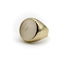 Bague 58 Bague chevalière en or 14K avec intaille aigle en calcédoine blanche 58 Facettes 11210