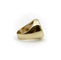 Bague 58 Bague chevalière en or 14K avec intaille aigle en calcédoine blanche 58 Facettes 11210