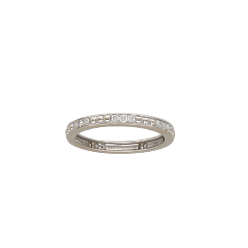56 Mauboussin - Alliance en or gris 18k et diamants 58 Facettes FB11861
