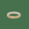 54 Alliance en or jaune 18k et diamants brillants 58 Facettes FB11869