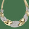 Collier en or 18k deux tons et diamants 58 Facettes FB11866