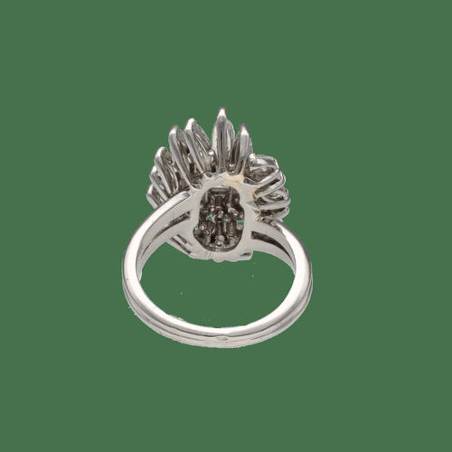 55 Bague en platine et diamants 4,00 ct environ 58 Facettes FB11868