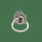 55 Bague en platine et diamants 4,00 ct environ 58 Facettes FB11868
