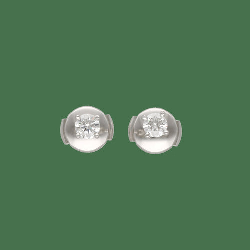 Tiffany and Co - Boucles d'oreilles en platine et diamants 58 Facettes FB11880