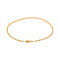 Bracelet maille forçat double torsadée en or jaune 58 Facettes 5780602CN