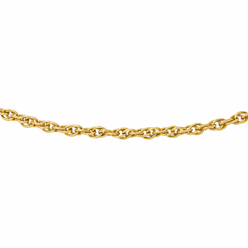 Bracelet maille forçat double torsadée en or jaune 58 Facettes 5780602CN