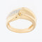 58 Bague milieu du XXe siècle en or jaune et diamants 58 Facettes A1528