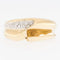 58 Bague milieu du XXe siècle en or jaune et diamants 58 Facettes A1528