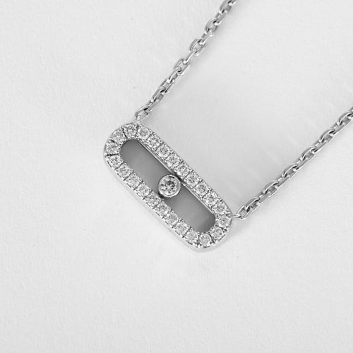 Messika Move Uno - Collier en or blanc et diamants 58 Facettes 58FC66