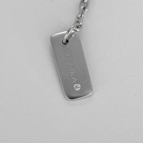 Collier Messika Move Uno - Collier pavé en or blanc et diamants 58 Facettes 58FC66