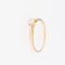 Bague 55 Bague solitaire en or jaune 18 carats et diamant 58 Facettes A1534