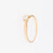 55 Bague solitaire en or jaune 18 carats avec diamant 58 Facettes A1534