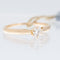 55 Bague solitaire en or jaune 18 carats avec diamant 58 Facettes A1534