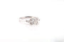 Bague 52 Bague - Diamant taille princesse 0,92 ct F VS1 en or blanc 18k 58 Facettes 24992/24941