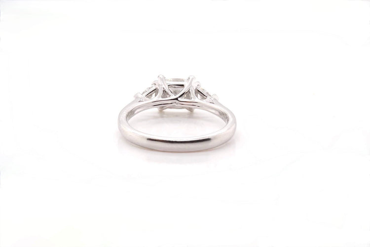 Bague 52 Bague - Diamant taille princesse 0,92 ct F VS1 en or blanc 18k 58 Facettes 24992/24941