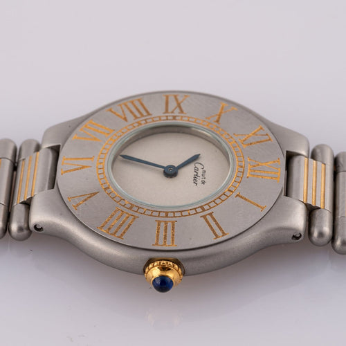 Cartier Must 21 - Montre en acier, référence 9010 58 Facettes TOT-11831