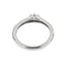Bague Donna Oro - Bague solitaire en or blanc avec diamant 0,07 ct 58 Facettes 20895
