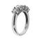 Bague 54 Bague rivière - 5 diamants 1,5 ct en or blanc 18 carats 58 Facettes 49