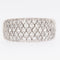 Bague 55 Bague moderne en or blanc 18 carats et diamants 58 Facettes A1536
