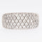 55 Bague moderne en or blanc 18 carats avec diamants 58 Facettes A1536