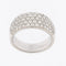 Bague 55 Bague moderne en or blanc 18 carats et diamants 58 Facettes A1536