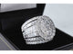 54 Bague en or blanc sertie de diamants 5,50 ct 58 Facettes 2042