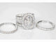 54 Bague en or blanc sertie de diamants 5,50 ct 58 Facettes 2042