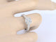 53 Bague halo en or blanc et diamants taille brillant 1,00 ct 58 Facettes 1001