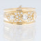 56 Bague vintage en or jaune 18 carats et diamants naturels 58 Facettes A1575