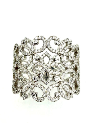 55 Messika Eden - Bague en or blanc 18K et diamants 58 Facettes MESSIKA BG