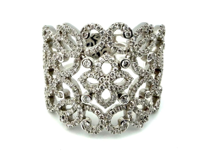 55 Messika Eden - Bague en or blanc 18K et diamants 58 Facettes MESSIKA BG
