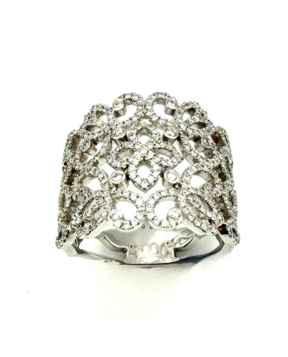 55 Messika Eden - Bague en or blanc 18K et diamants 58 Facettes MESSIKA BG
