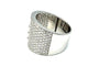 56 Messika Move Joaillerie pavée - Bague en or blanc et diamants 58 Facettes MESSIKA BG