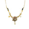 Gabriella Rivalta - Collier en or jaune, perles, citrines, tourmalines et diamants 58 Facettes 40248