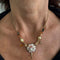 Gabriella Rivalta - Collier en or jaune, perles, citrines, tourmalines et diamants 58 Facettes 40248