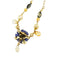 Gabriella Rivalta - Collier en or jaune, perles, citrines, tourmalines et diamants 58 Facettes 40248