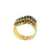 58 Bague rivière en or jaune avec émeraudes, saphirs, rubis et diamants 58 Facettes 35953