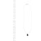Collier avec pendentif fleur en or blanc, saphir et diamants 58 Facettes 42901