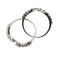 56 Bague en or blanc avec saphirs et diamants 58 Facettes 27602