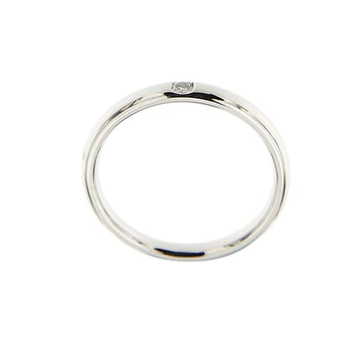51 Pomellato Lucciole - Bague alliance en or blanc et diamant 58 Facettes 36159
