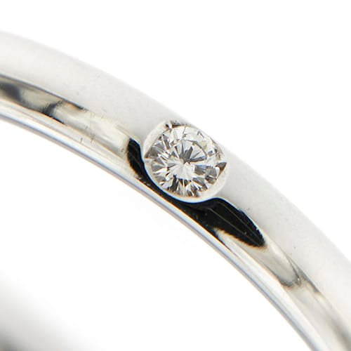 51 Pomellato Lucciole - Bague alliance en or blanc et diamant 58 Facettes 36159