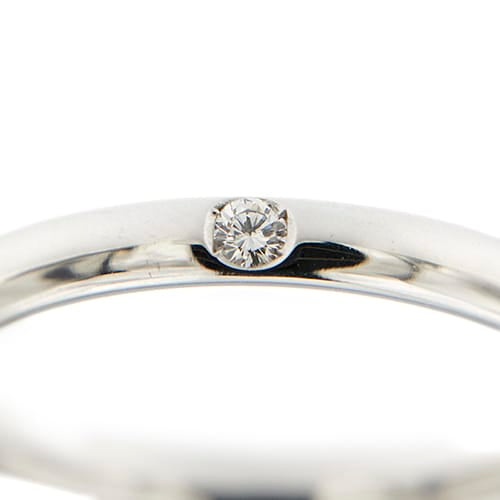 51 Pomellato Lucciole - Bague alliance en or blanc et diamant 58 Facettes 36159