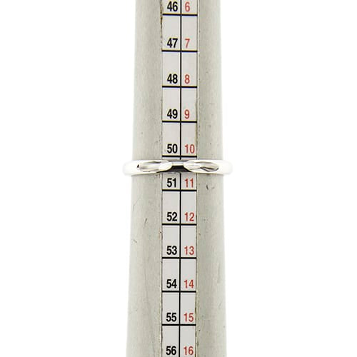 51 Pomellato Lucciole - Bague alliance en or blanc et diamant 58 Facettes 36159