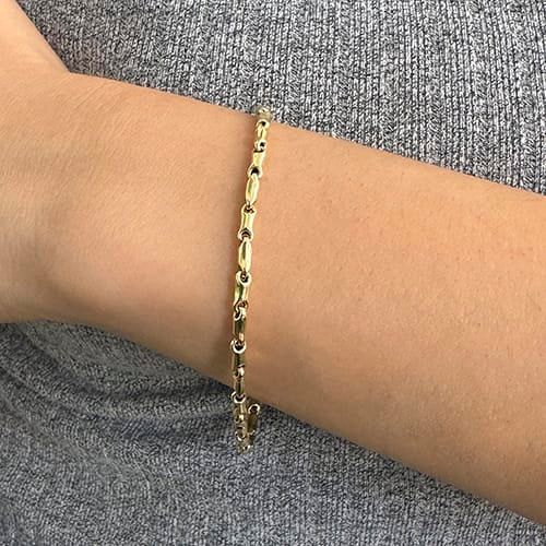 Chimento Bamboo - Bracelet à segments en or jaune 58 Facettes 35450