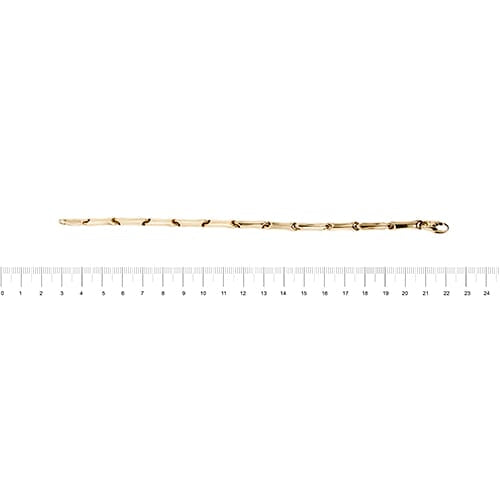 Chimento Bamboo - Bracelet à segments en or rose 58 Facettes 39978