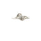 53 Bague solitaire contrariée en or blanc et diamants 0,22 ct 58 Facettes 35828