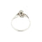 53 Bague solitaire contrariée en or blanc et diamants 0,22 ct 58 Facettes 35828