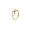 54 Bague solitaire en or jaune et diamant 0,42 ct 58 Facettes 25246