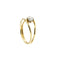 54 Bague solitaire en or jaune et diamant 0,42 ct 58 Facettes 25246